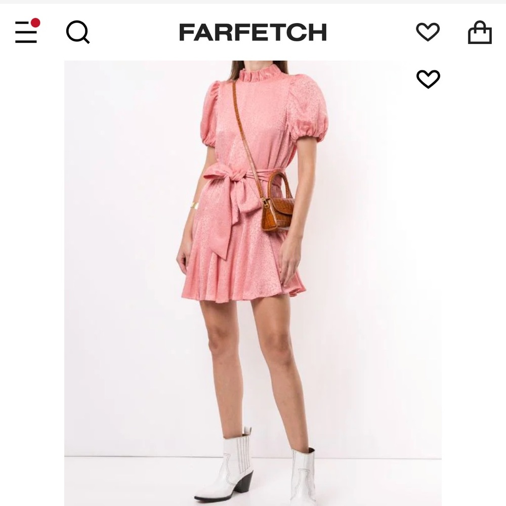 Alice + Olivia Mina Pleated Dress